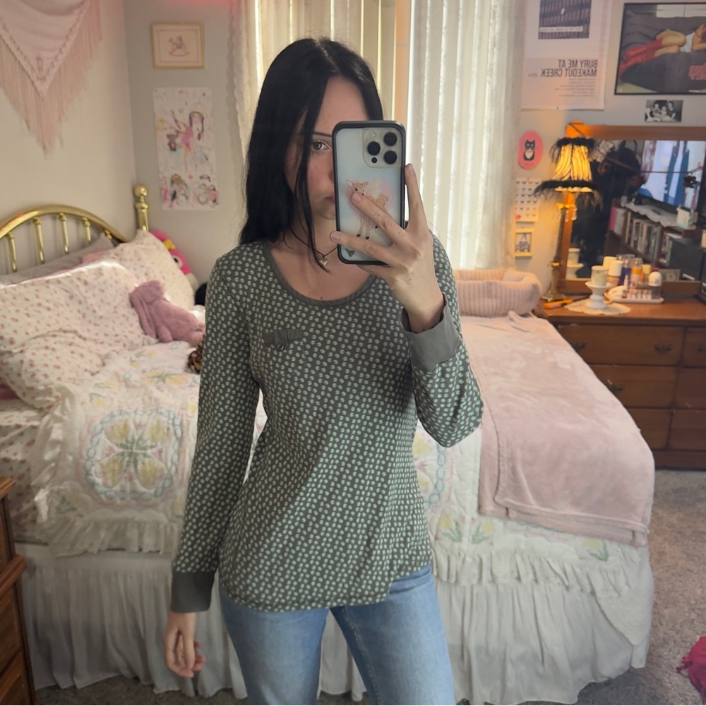 Y2K long sleeve top